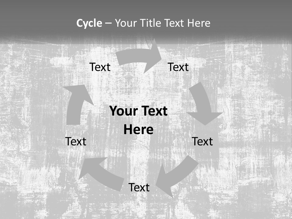 A Grungy Black And White Background With The Words Name Of Presentation Company Name PowerPoint Template