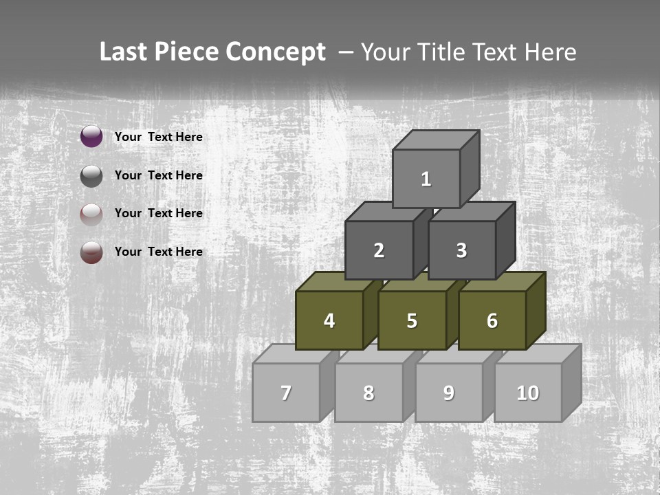 A Grungy Black And White Background With The Words Name Of Presentation Company Name PowerPoint Template