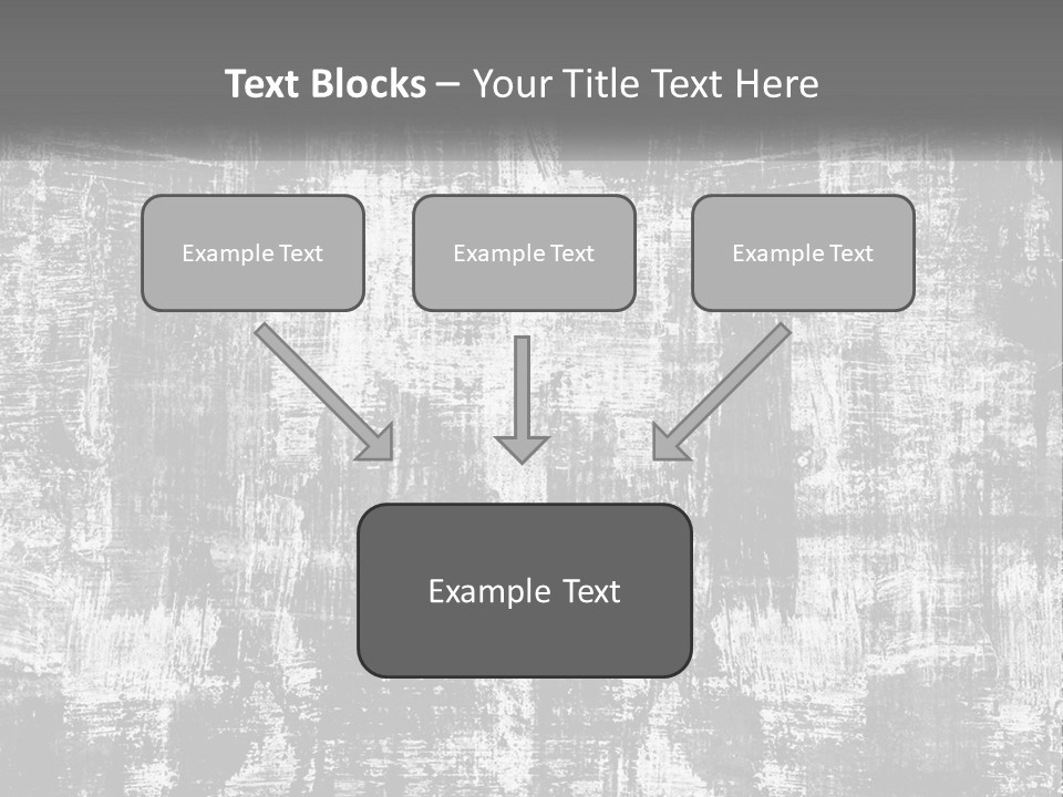 A Grungy Black And White Background With The Words Name Of Presentation Company Name PowerPoint Template