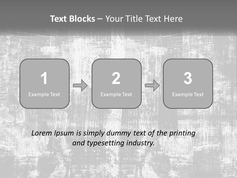 A Grungy Black And White Background With The Words Name Of Presentation Company Name PowerPoint Template