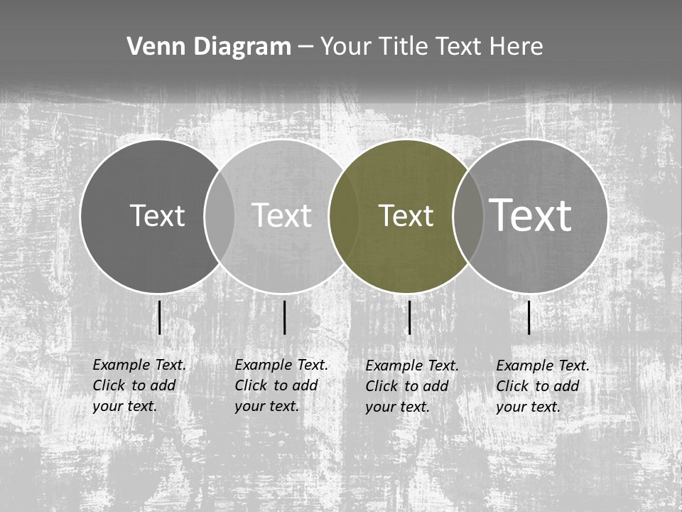 A Grungy Black And White Background With The Words Name Of Presentation Company Name PowerPoint Template