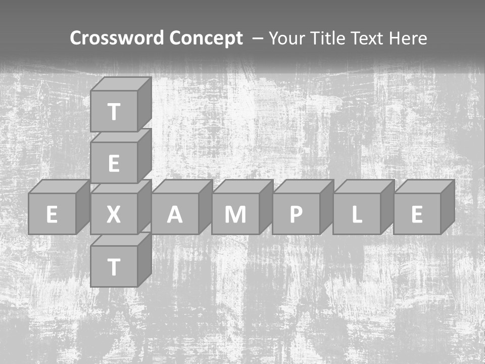 A Grungy Black And White Background With The Words Name Of Presentation Company Name PowerPoint Template