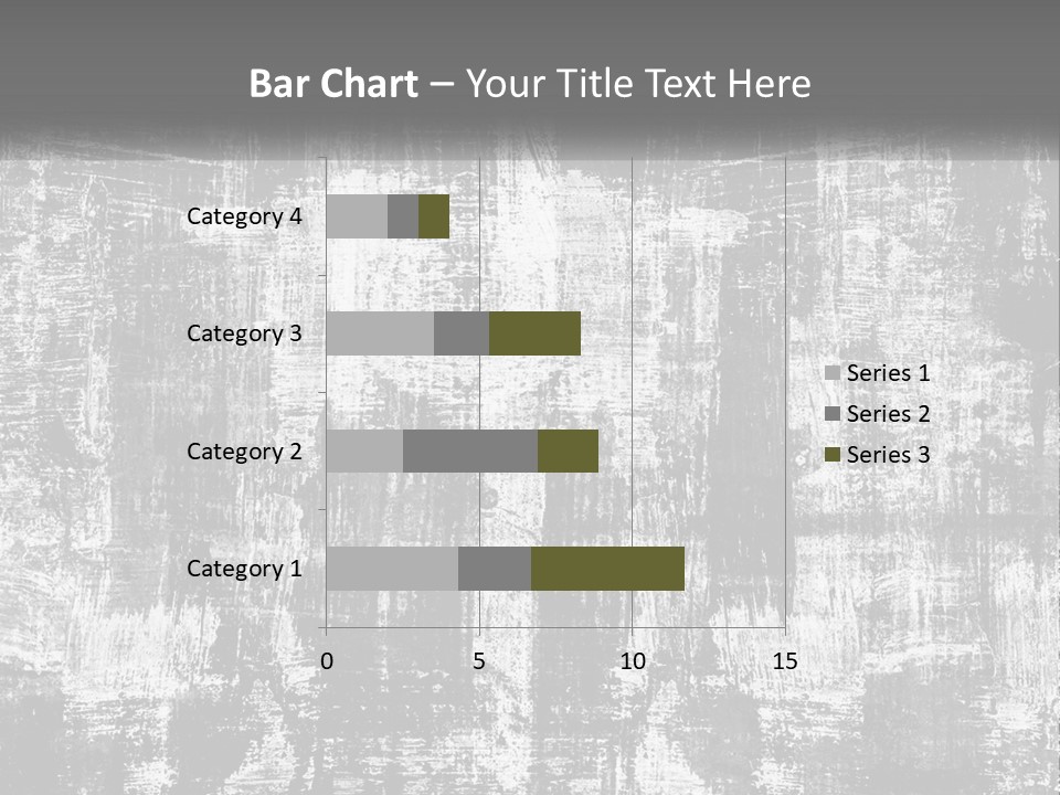 A Grungy Black And White Background With The Words Name Of Presentation Company Name PowerPoint Template