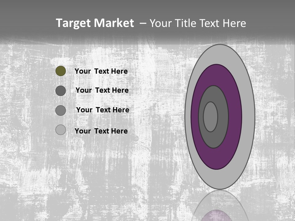 A Grungy Black And White Background With The Words Name Of Presentation Company Name PowerPoint Template