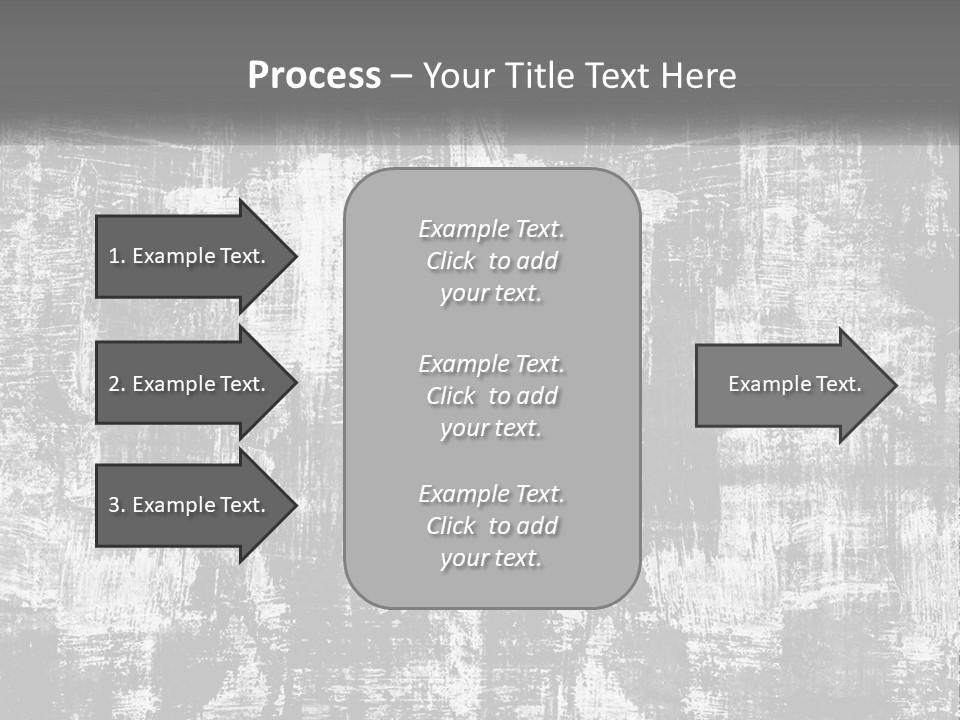 A Grungy Black And White Background With The Words Name Of Presentation Company Name PowerPoint Template