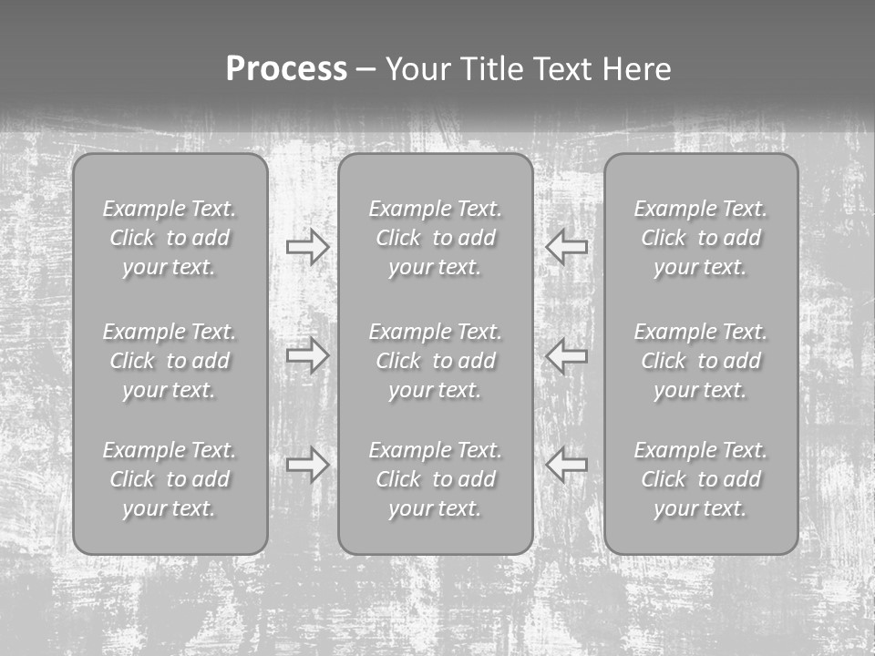 A Grungy Black And White Background With The Words Name Of Presentation Company Name PowerPoint Template
