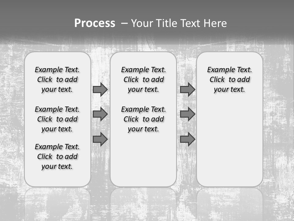 A Grungy Black And White Background With The Words Name Of Presentation Company Name PowerPoint Template