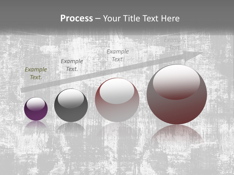 A Grungy Black And White Background With The Words Name Of Presentation Company Name PowerPoint Template