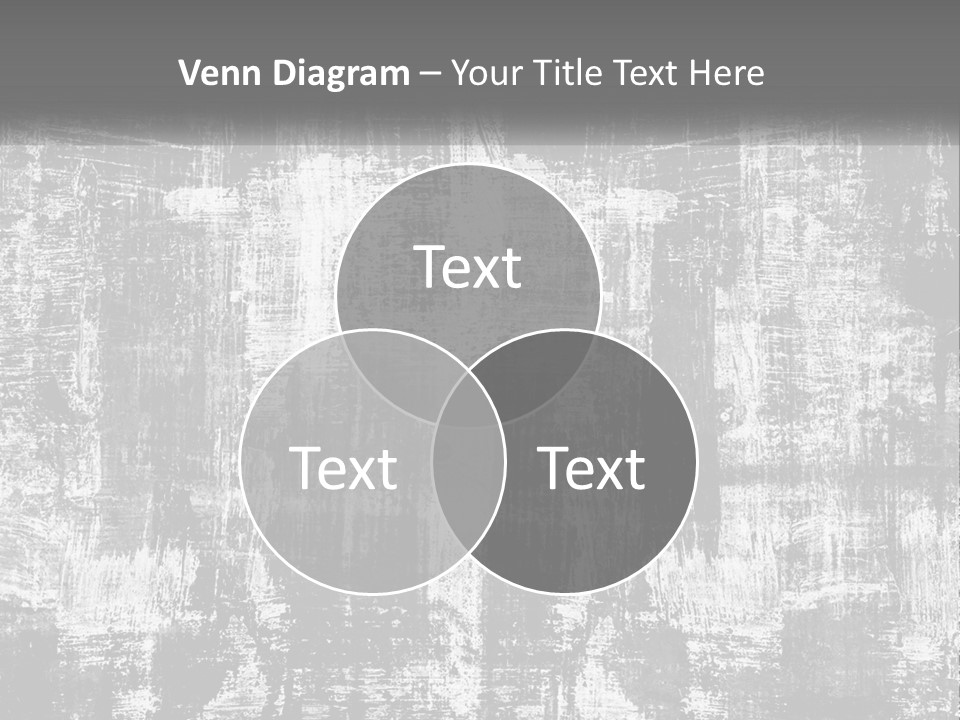 A Grungy Black And White Background With The Words Name Of Presentation Company Name PowerPoint Template