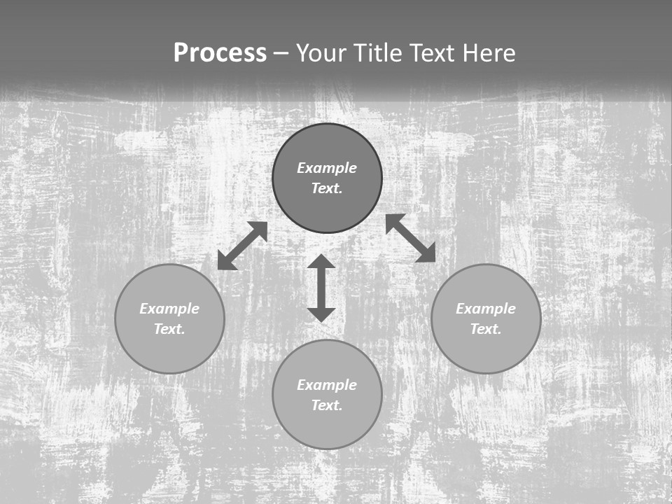 A Grungy Black And White Background With The Words Name Of Presentation Company Name PowerPoint Template