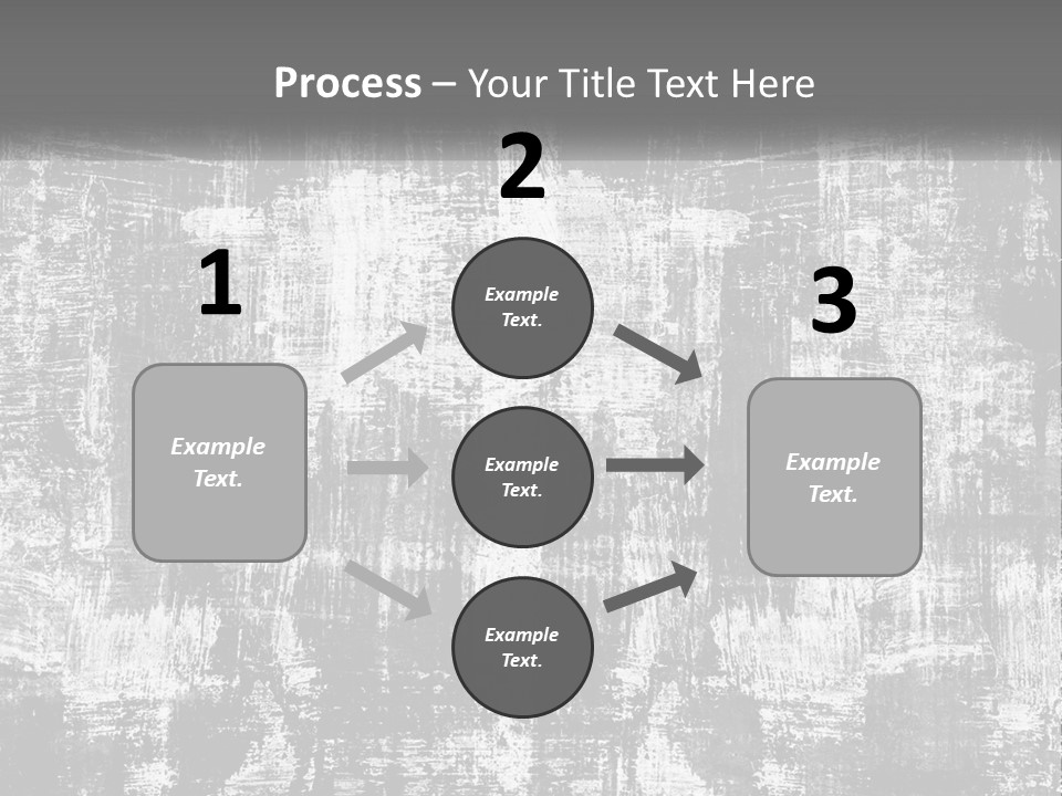 A Grungy Black And White Background With The Words Name Of Presentation Company Name PowerPoint Template