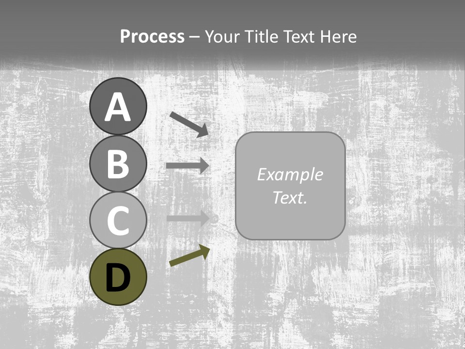 A Grungy Black And White Background With The Words Name Of Presentation Company Name PowerPoint Template