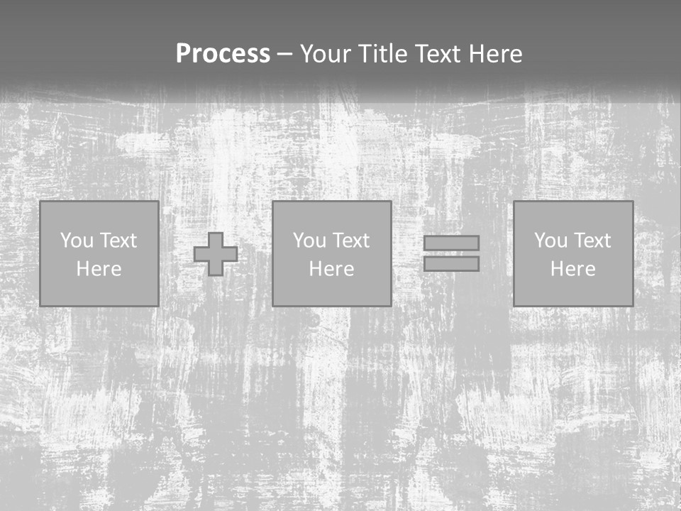 A Grungy Black And White Background With The Words Name Of Presentation Company Name PowerPoint Template