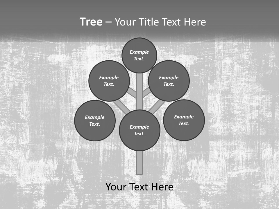 A Grungy Black And White Background With The Words Name Of Presentation Company Name PowerPoint Template