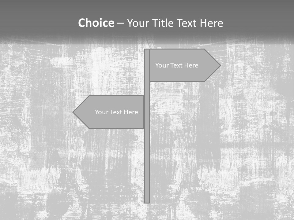 A Grungy Black And White Background With The Words Name Of Presentation Company Name PowerPoint Template