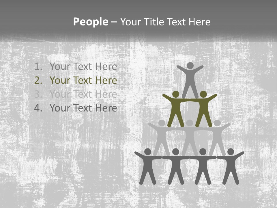 A Grungy Black And White Background With The Words Name Of Presentation Company Name PowerPoint Template