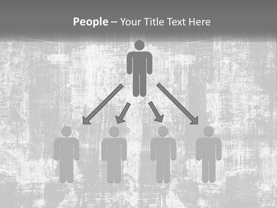 A Grungy Black And White Background With The Words Name Of Presentation Company Name PowerPoint Template