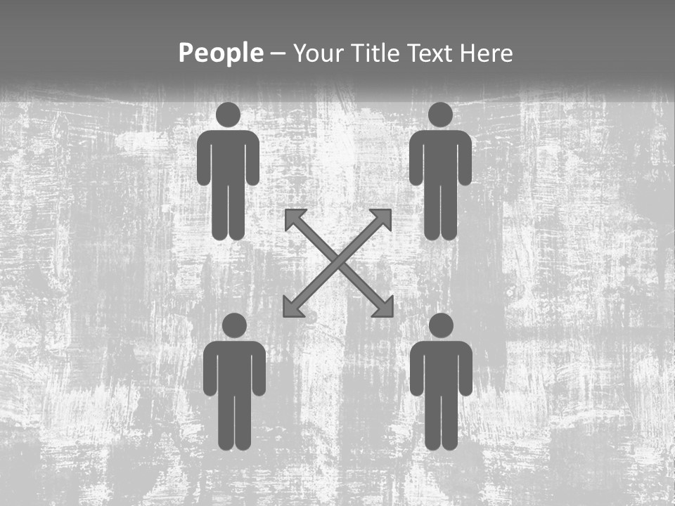 A Grungy Black And White Background With The Words Name Of Presentation Company Name PowerPoint Template