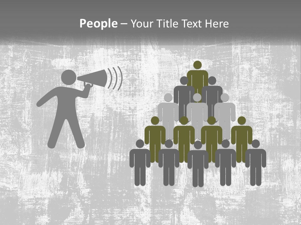 A Grungy Black And White Background With The Words Name Of Presentation Company Name PowerPoint Template