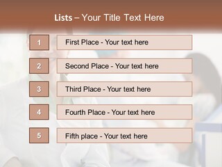 A Woman In A White Shirt Is Standing In A Hospital PowerPoint Template