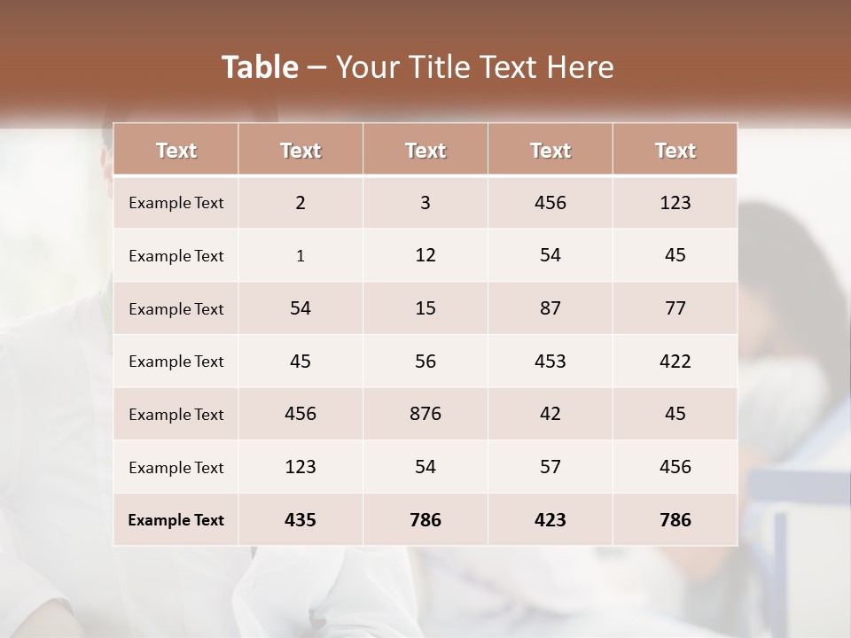 A Woman In A White Shirt Is Standing In A Hospital PowerPoint Template