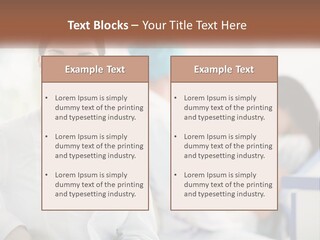 A Woman In A White Shirt Is Standing In A Hospital PowerPoint Template