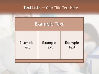 A Woman In A White Shirt Is Standing In A Hospital PowerPoint Template