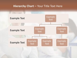 A Woman In A White Shirt Is Standing In A Hospital PowerPoint Template
