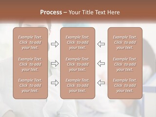 A Woman In A White Shirt Is Standing In A Hospital PowerPoint Template