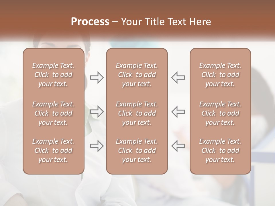 A Woman In A White Shirt Is Standing In A Hospital PowerPoint Template
