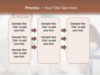 A Woman In A White Shirt Is Standing In A Hospital PowerPoint Template
