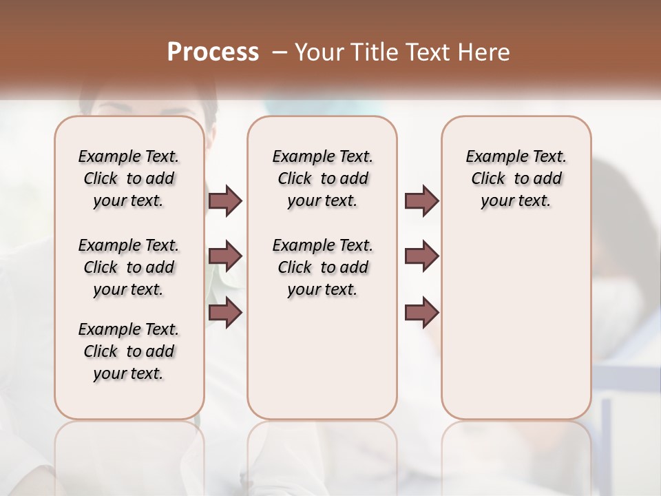 A Woman In A White Shirt Is Standing In A Hospital PowerPoint Template