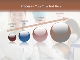 A Woman In A White Shirt Is Standing In A Hospital PowerPoint Template