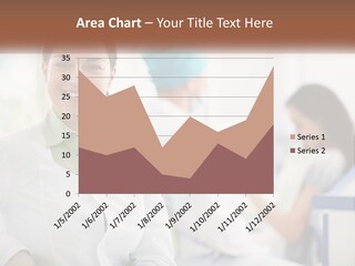 A Woman In A White Shirt Is Standing In A Hospital PowerPoint Template