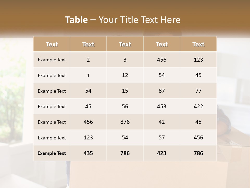 A Man And A Woman Are Sitting On A Cardboard Box PowerPoint Template