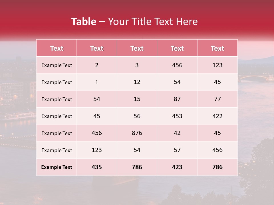 A Bridge Over A River With A City In The Background PowerPoint Template