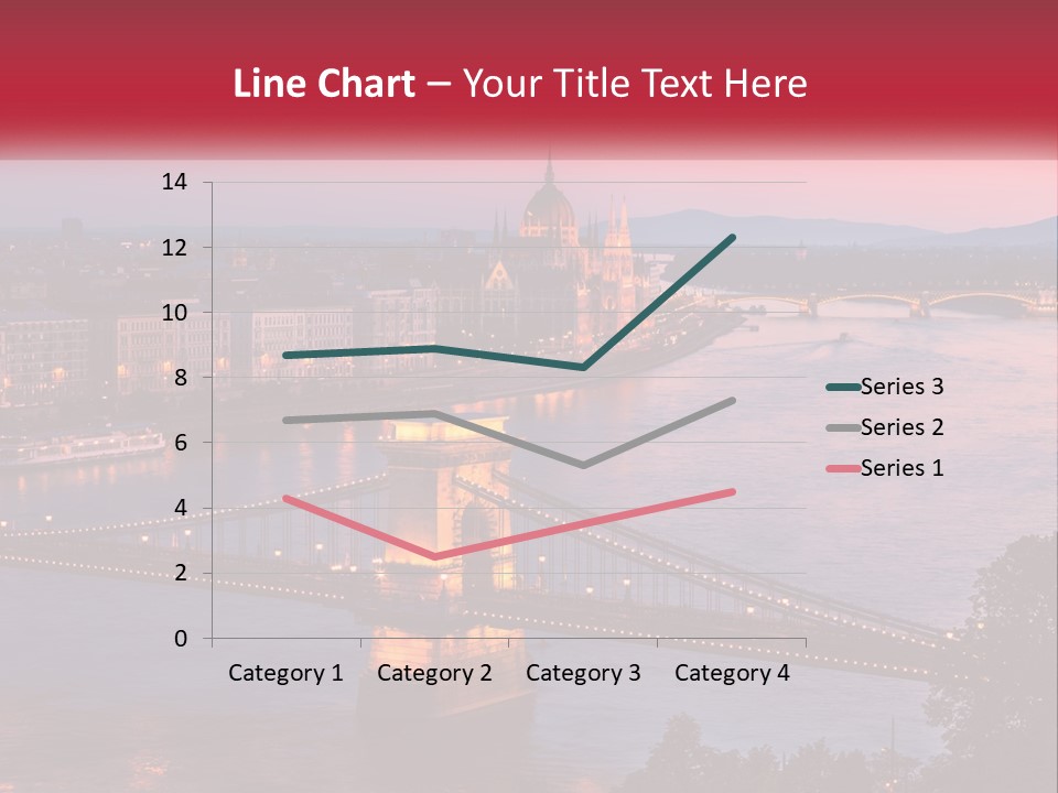 A Bridge Over A River With A City In The Background PowerPoint Template