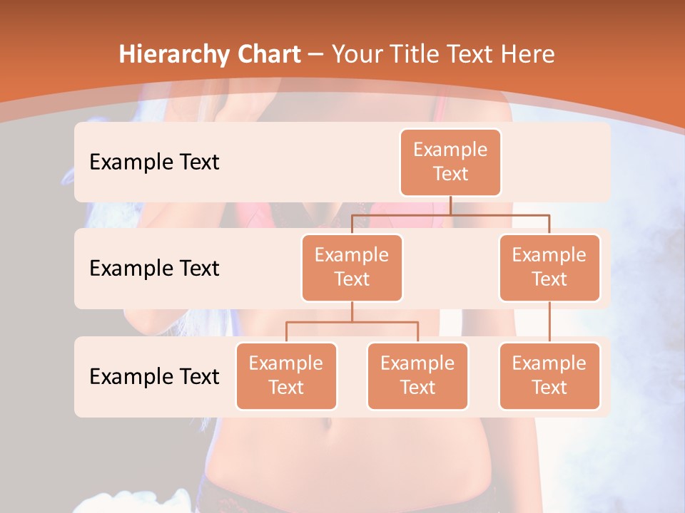 A Beautiful Woman In Lingerie Posing For A Picture PowerPoint Template