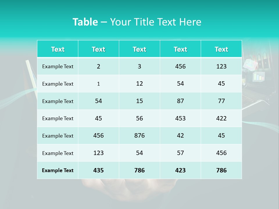 A Person Holding A Laptop With A Bunch Of Icons Coming Out Of It PowerPoint Template