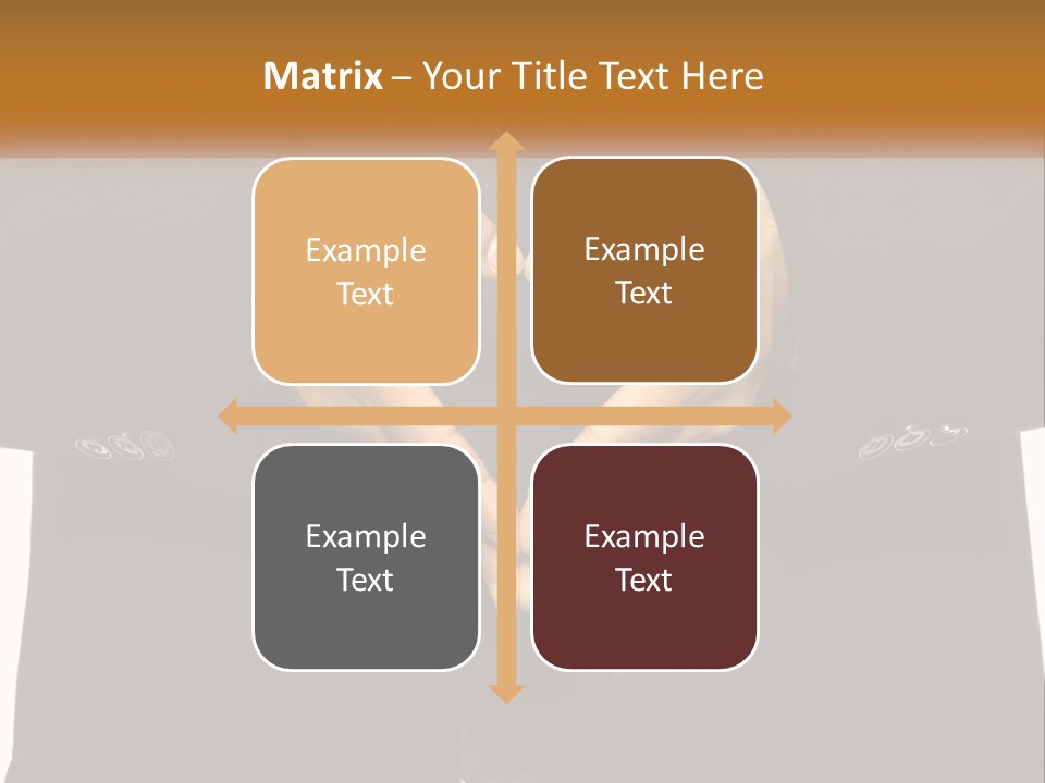 A Man In A Suit Making A Heart Shape With His Hands PowerPoint Template