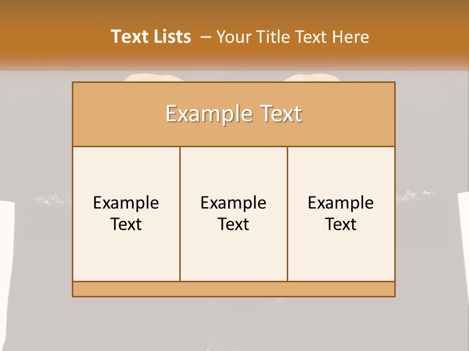 A Man In A Suit Making A Heart Shape With His Hands PowerPoint Template