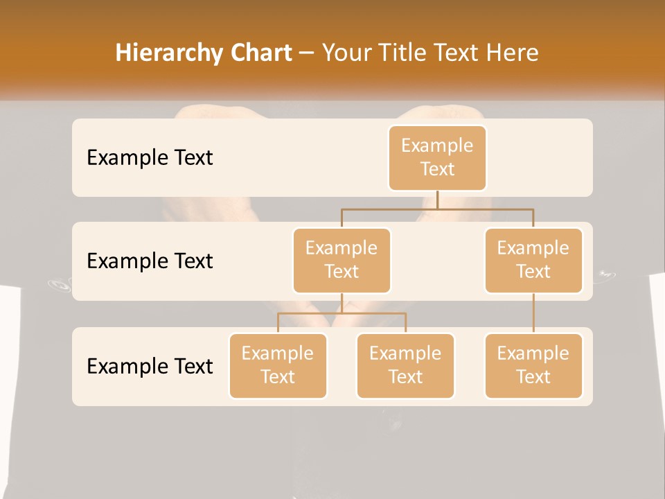 A Man In A Suit Making A Heart Shape With His Hands PowerPoint Template