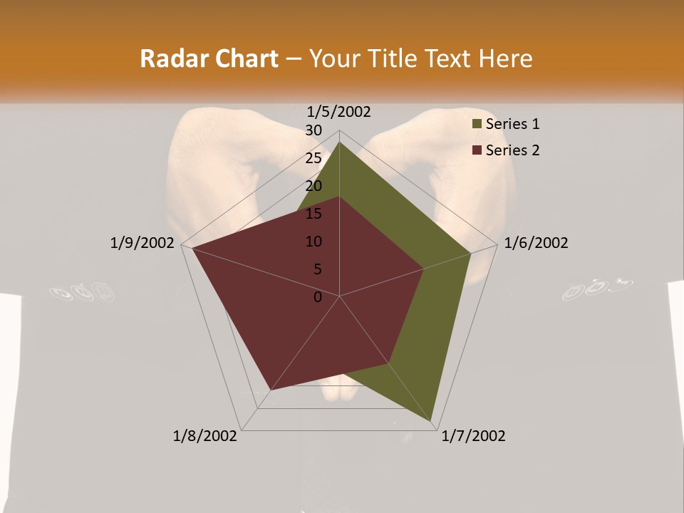 A Man In A Suit Making A Heart Shape With His Hands PowerPoint Template