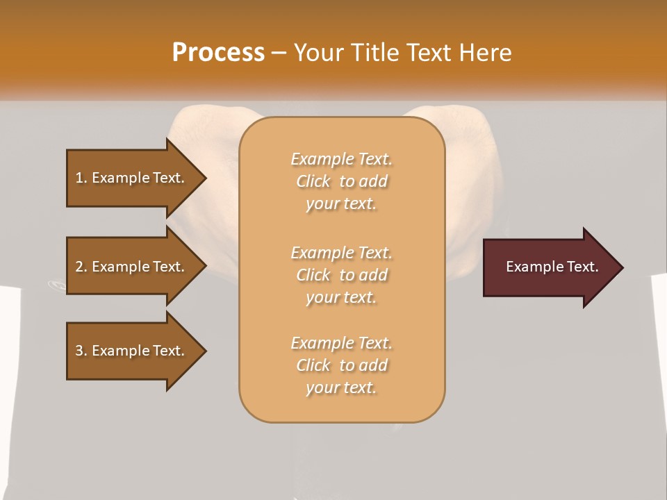 A Man In A Suit Making A Heart Shape With His Hands PowerPoint Template