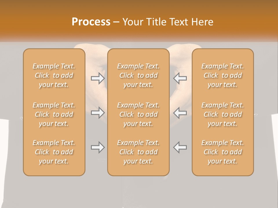 A Man In A Suit Making A Heart Shape With His Hands PowerPoint Template