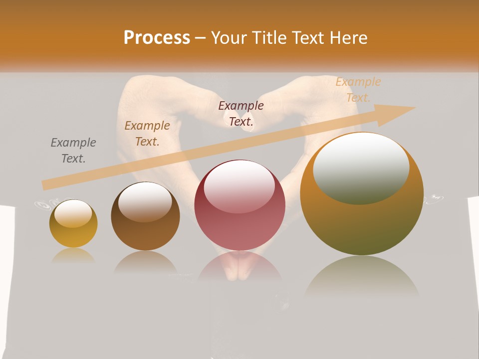 A Man In A Suit Making A Heart Shape With His Hands PowerPoint Template