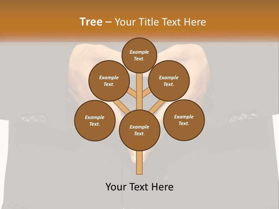A Man In A Suit Making A Heart Shape With His Hands PowerPoint Template