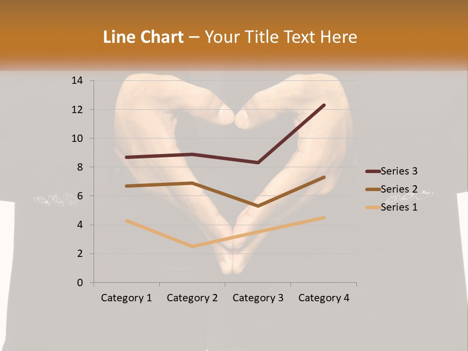 A Man In A Suit Making A Heart Shape With His Hands PowerPoint Template