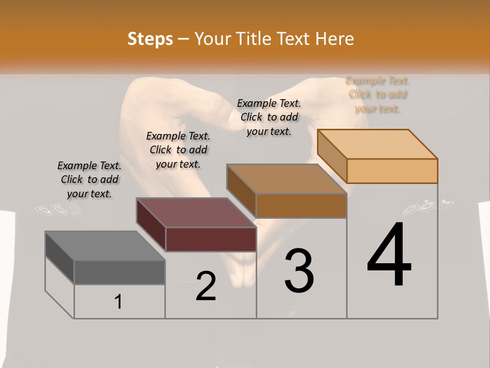 A Man In A Suit Making A Heart Shape With His Hands PowerPoint Template