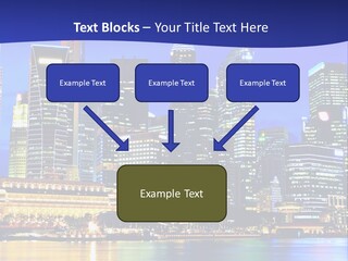 A City At Night Powerpoint Presentation Template PowerPoint Template